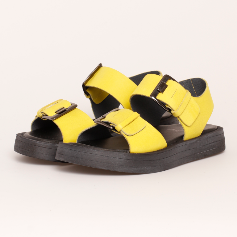 Fest lammelse Tal til Lofina sandal, Lamborghini (gul) - Lofina - Fiona sko