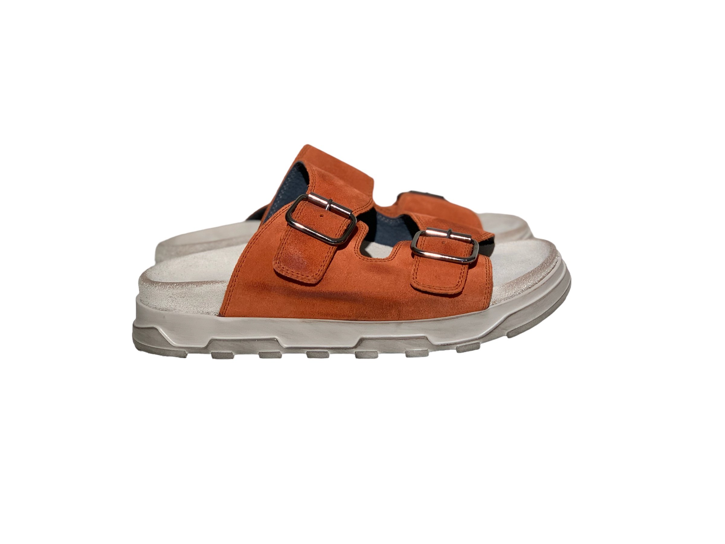 Lofina sandal, fodsengssl, spice, brndt orange