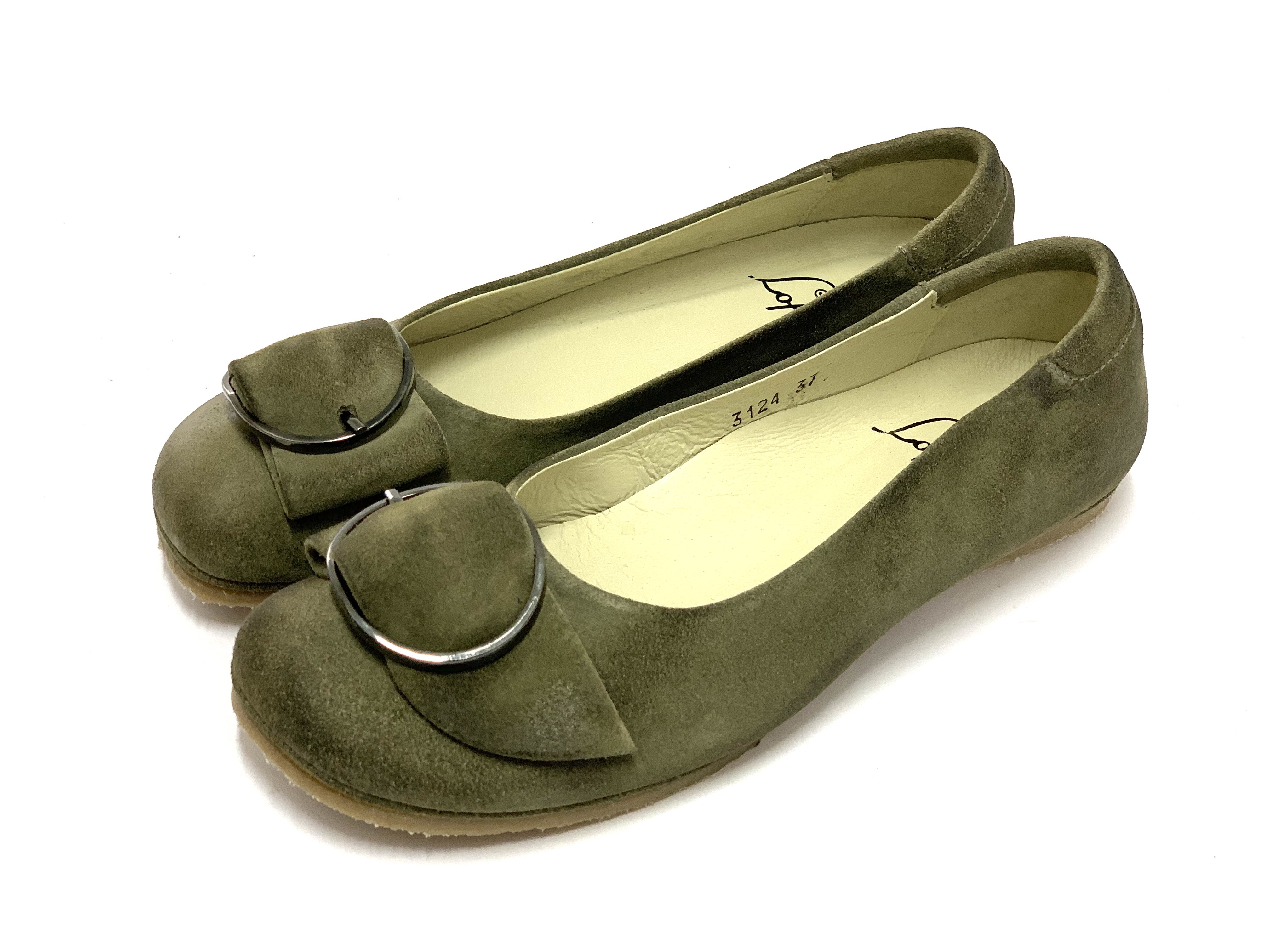 Lofina Stone ( støvet grøn) - Lofina - Fiona sko