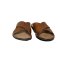 Brador Sandal slippers, Skind, mogano, brun