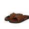 Brador fodsengssandal/slippers , dame, brun