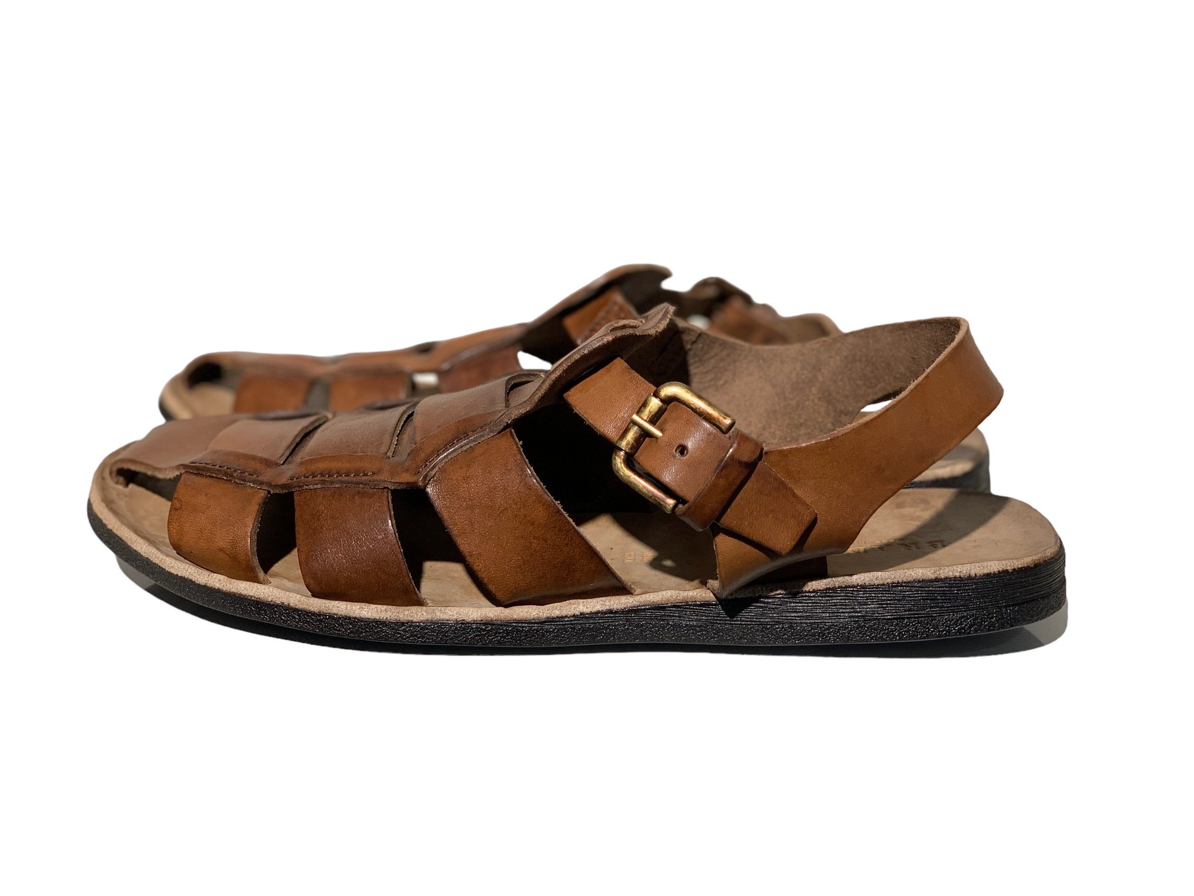 nabo baggrund Multiplikation Brador Sandal, Skind, mørk brun - Brador - Fiona sko